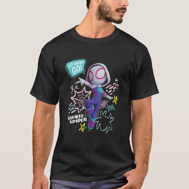 Camiseta Marvel Spidey Sus Increíbles Amigos Fantasma Spide (Anverso)