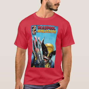 Camiseta Marvel Studios Deadpool Wolverine Portada de Cómic