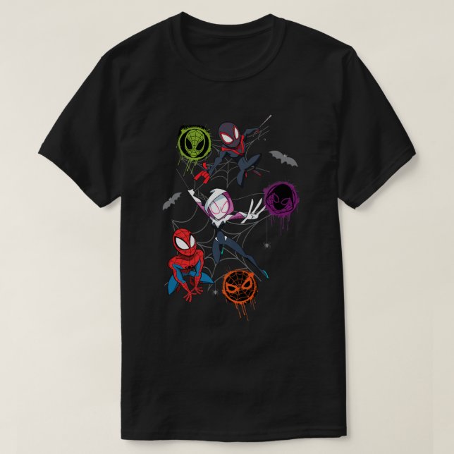 Camiseta Marvel Studios Spidey y su impresionante salón de  (Diseño del anverso)