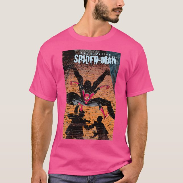 Camiseta Marvel Superior Spider-Man Feat. Médico Strange Co (Anverso)