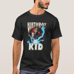 Camiseta Marvel Thor Birthday Kid Thunder Strike