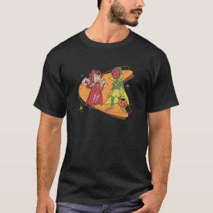 Camiseta Marvel WandaVision Bruja Escarlata Visión Retro 50