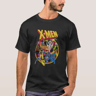 Camiseta Marvel X Hombres serie animada retro 90