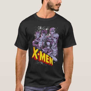 Camiseta Marvel X Men Vintage Team Retro Graphic