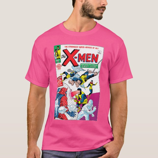 Camiseta Marvel XMen Primera Aparición en Portada de Cómic  (Anverso)
