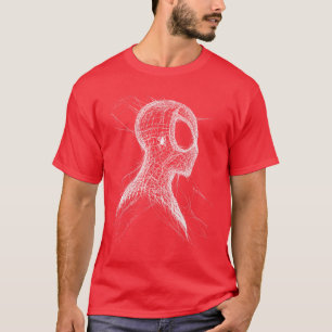 Camiseta Marvelhe Amazing SpiderMan Silueta Web Cómic