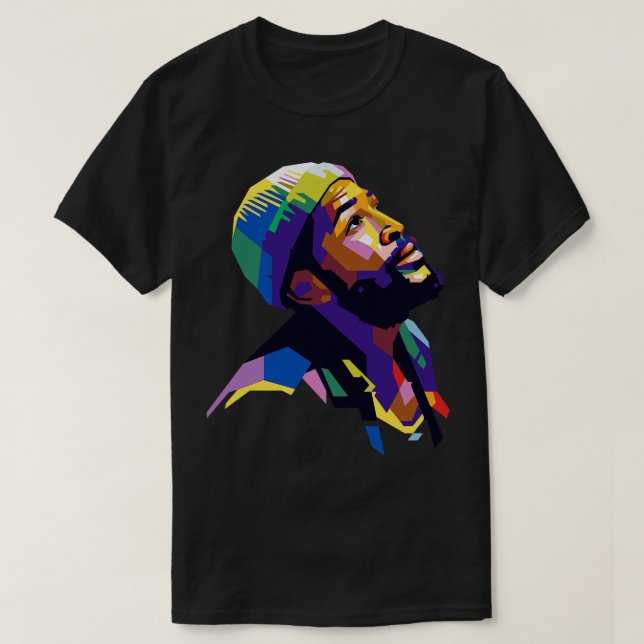 Camiseta Marvin Gaye Baseball TShirt (Diseño del anverso)