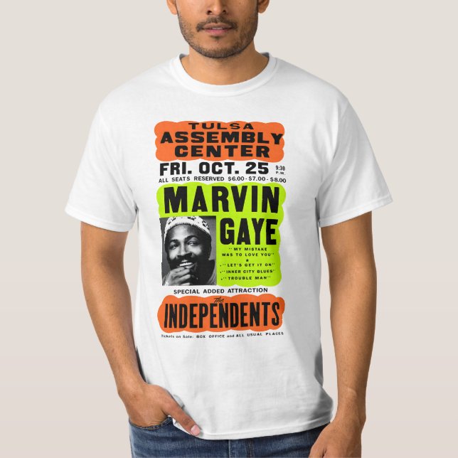 Camiseta marvin gaye Concert (Anverso)