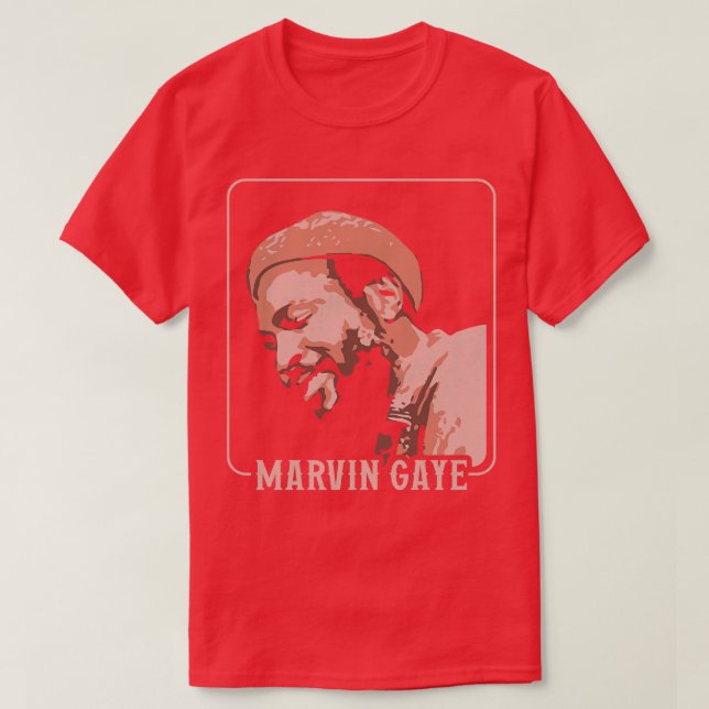 Camiseta Marvin Gaye Estilo Vintage 70 (Diseño del anverso)