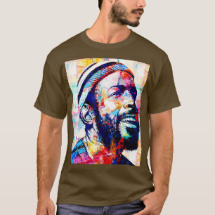 Camiseta Marvin Gaye Resumen Pinturas Pillow