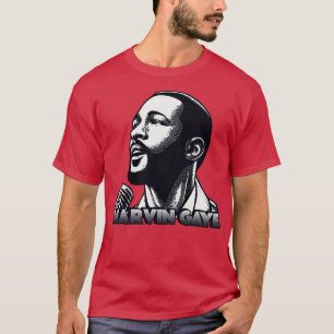 Camiseta Marvin Gaye Retro Original Fan Art