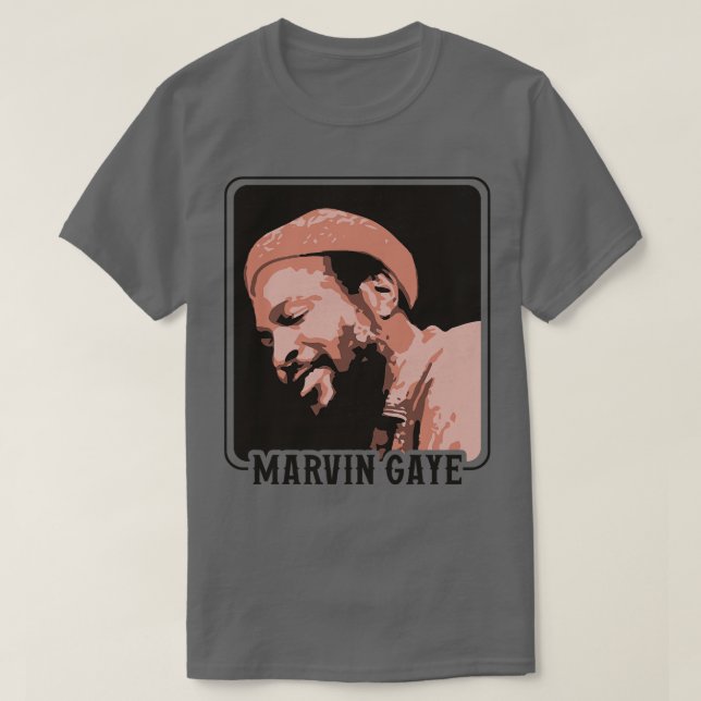 Camiseta Marvin Gaye Vintage 70s Diseño original (Diseño del anverso)
