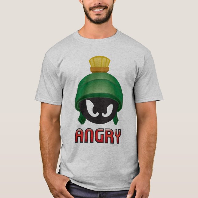 Camiseta MARVIN LA Emoji ENFADADA MARTIAN™ (Anverso)