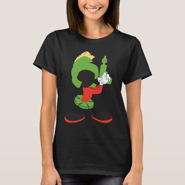 Camiseta MARVIN LA Silhouette MARTIAN™ Con Raygun (Anverso)