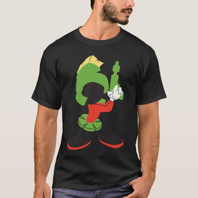 Camiseta MARVIN LA Silhouette MARTIAN™ Con Raygun (Anverso)