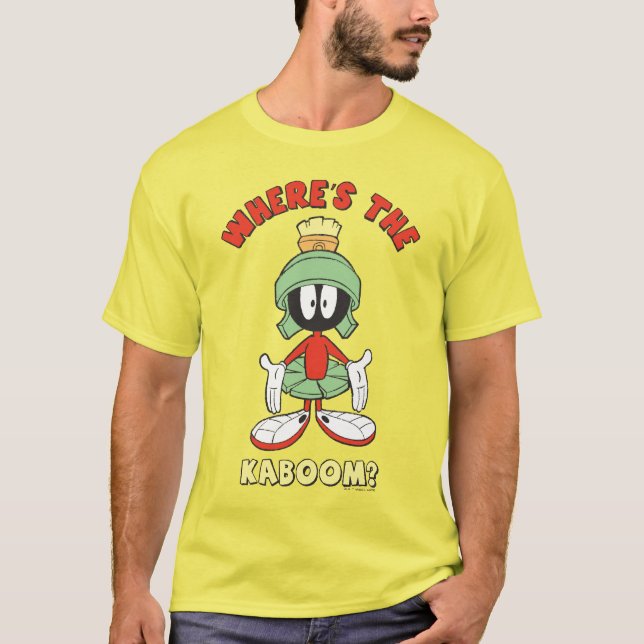 Camiseta MARVIN THE MARTIAN™ ¿Dónde está el Kaboom? (Anverso)