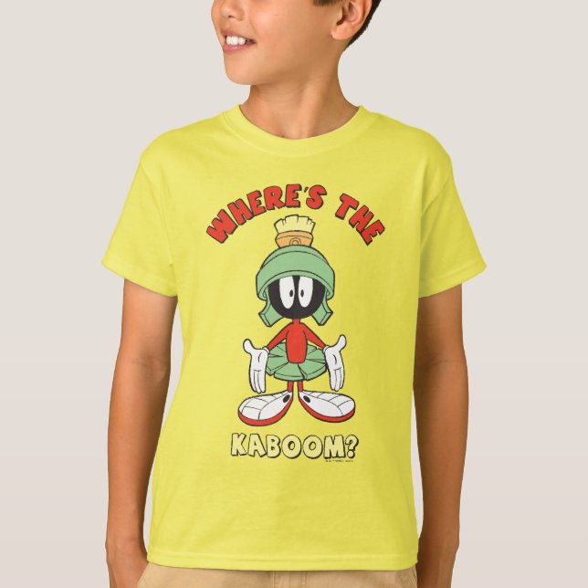 Camiseta MARVIN THE MARTIAN™ ¿Dónde está el Kaboom? (Anverso)