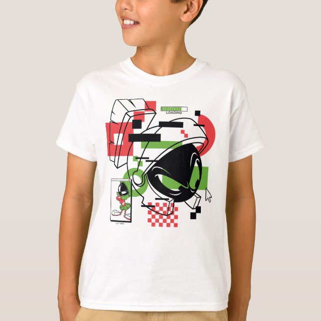 Camiseta MARVIN THE MARTIAN™ Glitch (Anverso)
