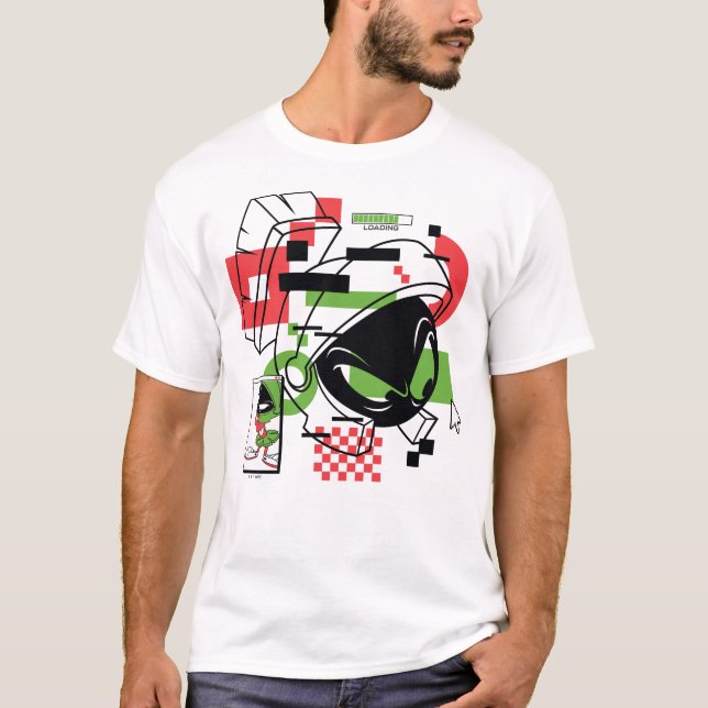 Camiseta MARVIN THE MARTIAN™ Glitch (Anverso)