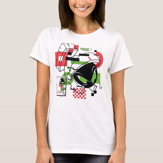 Camiseta MARVIN THE MARTIAN™ Glitch (Anverso)