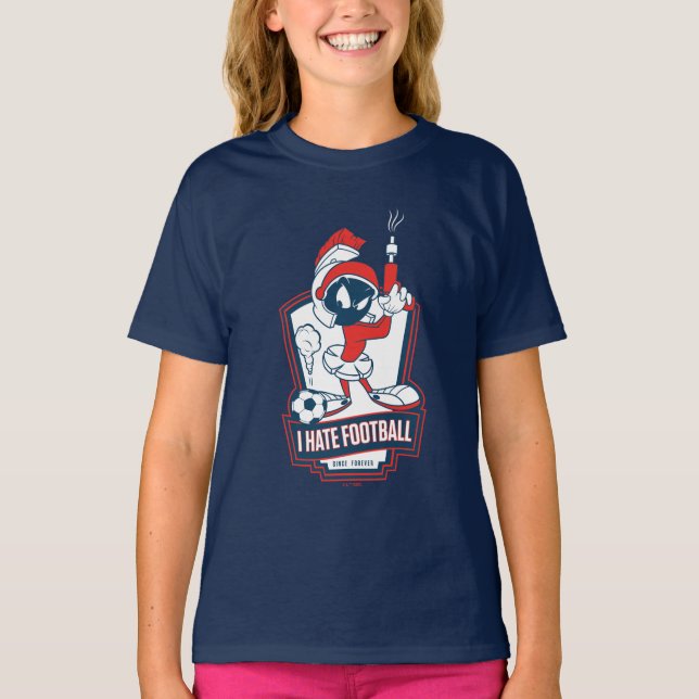Camiseta MARVIN THE MARTIAN™ "I Hate Football" Graphic (Anverso)