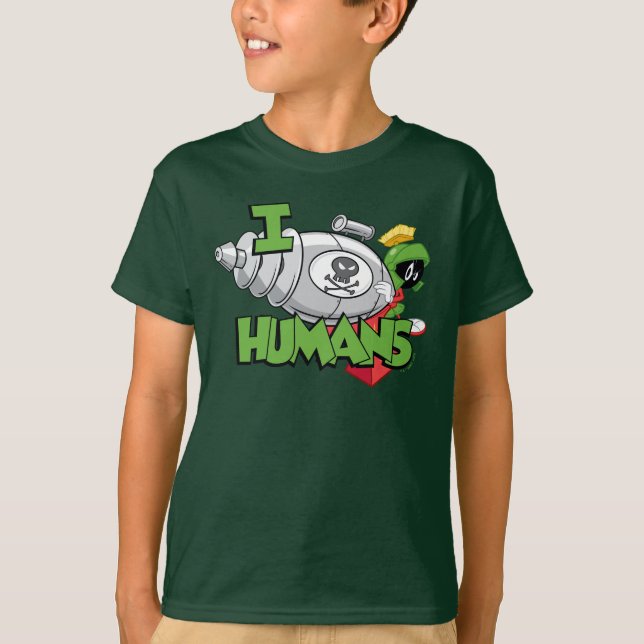Camiseta MARVIN THE MARTIAN™ I Laser Humans (Anverso)