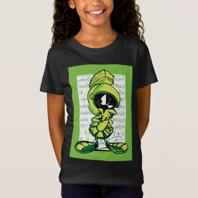 Camiseta MARVIN THE MARTIAN™ Quote Sketch (Anverso)