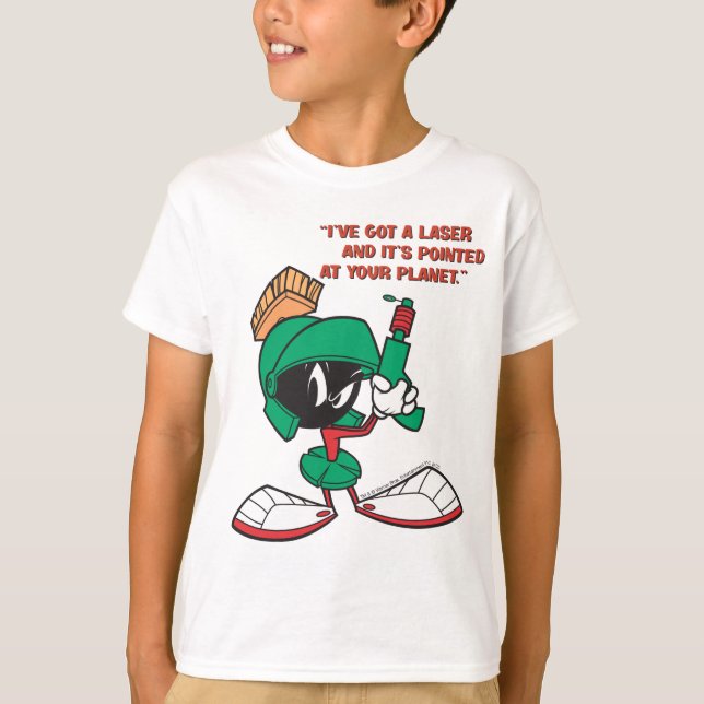 Camiseta Marvin with Laser Pointed Up (Anverso)