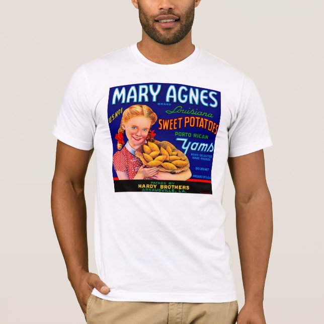 Camiseta Mary Agnes Louisiana Yams (Anverso)