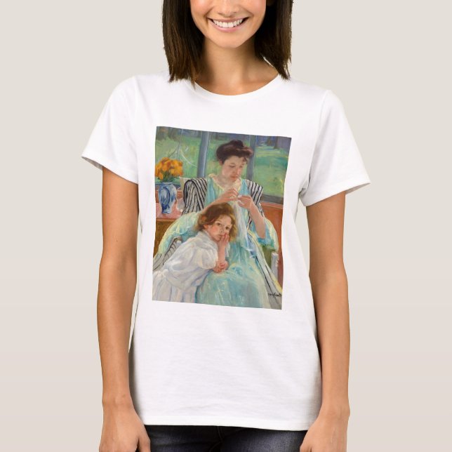 Camiseta Mary Cassatt - Madre joven masticando (Anverso)