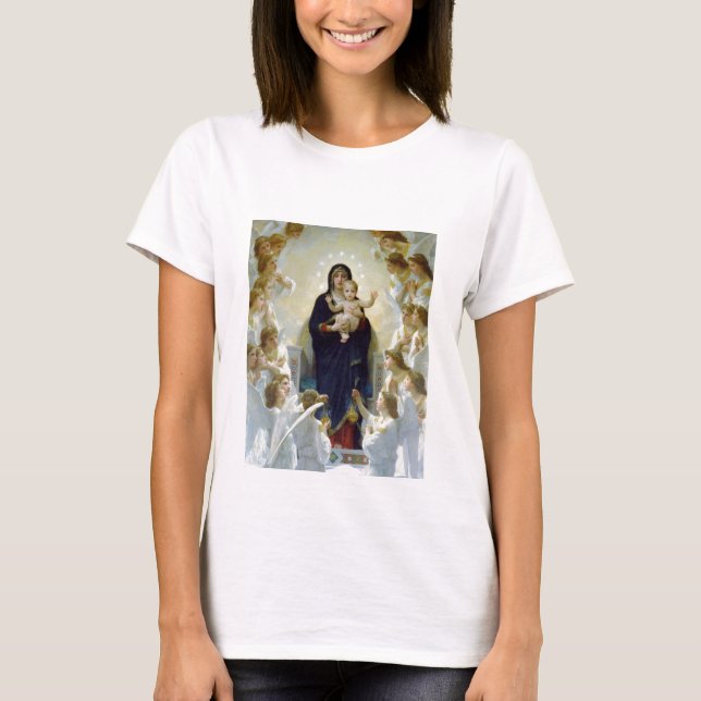 Camiseta Mary con ángeles - Regina Angelorum (Anverso)