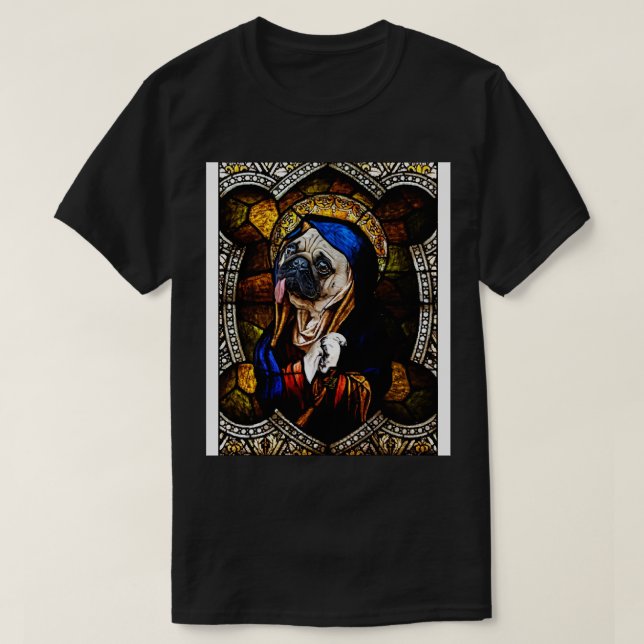 Camiseta Mary Pug (Diseño del anverso)