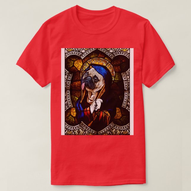 Camiseta Mary Pug (Diseño del anverso)