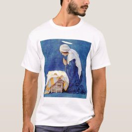 Camiseta Mary Rezando Y El Niño Jesús