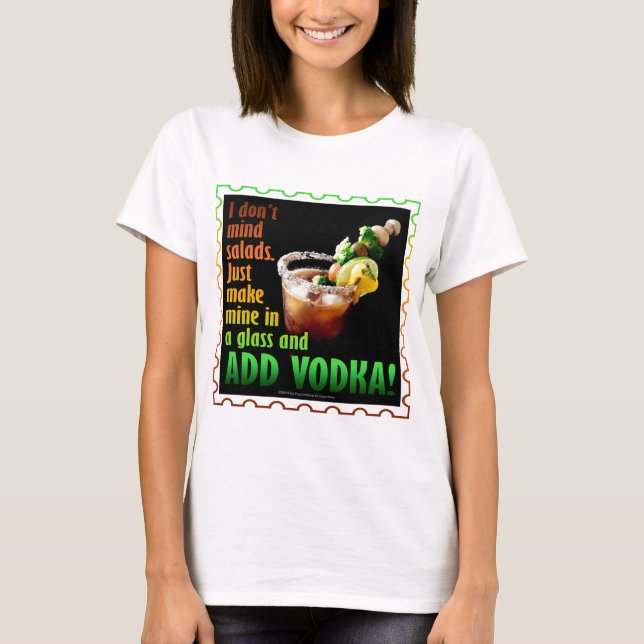 CAMISETA MARY SANGRIENTA, CARGADA DE LICOR (Anverso)