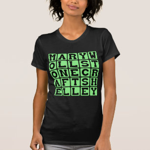 Camiseta Mary Wollstonecraft Shelley, autora de Frankenstei