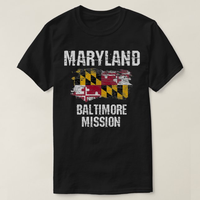 Camiseta Maryland Baltimore Mission  (Diseño del anverso)