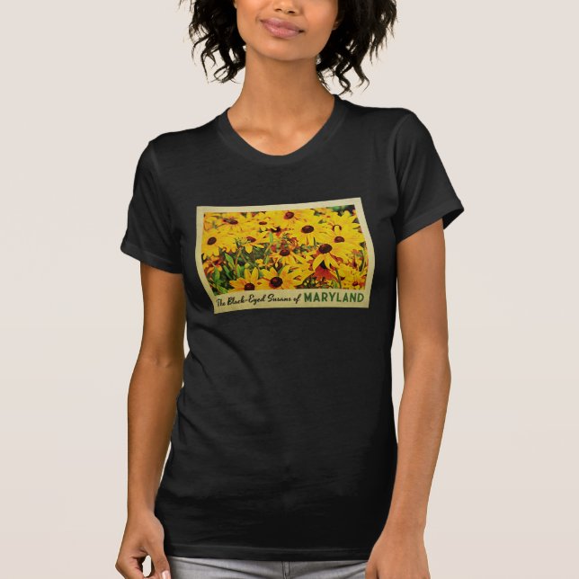 Camiseta Maryland Black Eyed Susans (Anverso)