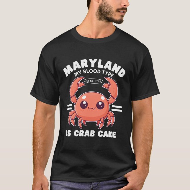 Camiseta Maryland blood type (Anverso)