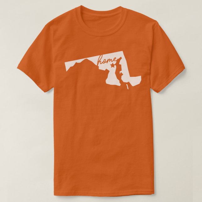 Camiseta maryland casero 4 (Diseño del anverso)