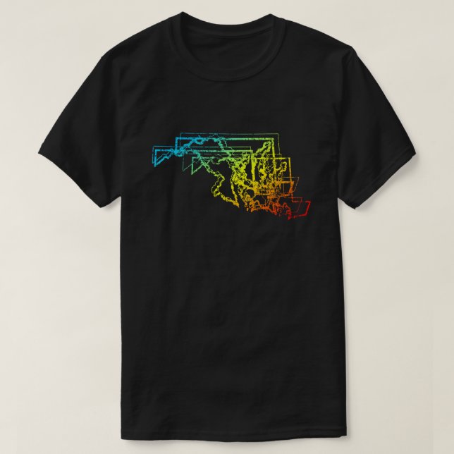 Camiseta maryland chill blur (Diseño del anverso)