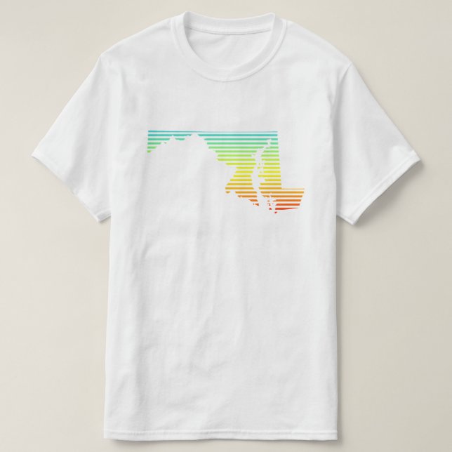 Camiseta maryland chill fade (Diseño del anverso)