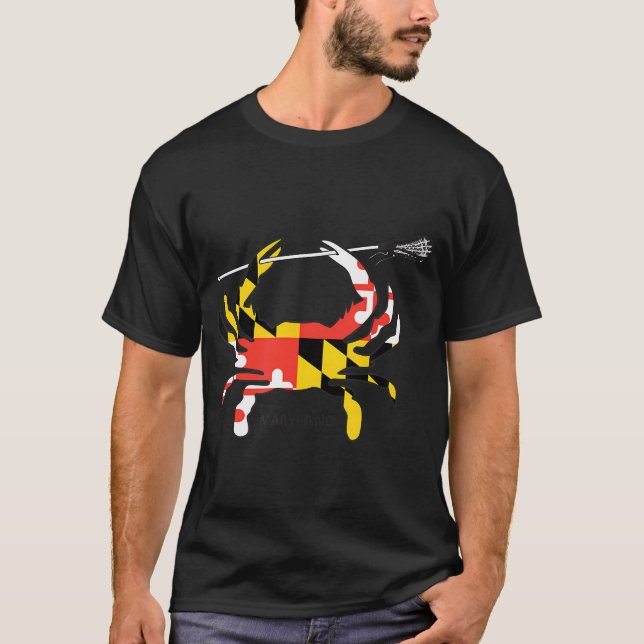 Camiseta Maryland Crab Lacrosse Shirt Md Lax Maryland Lacro (Anverso)