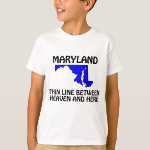 Camiseta Maryland - Delgada línea entre el cielo y aquí