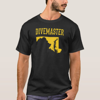 Camiseta Maryland Divemaster Scuba Instructor de Buceo Dive