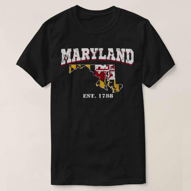 Camiseta Maryland est 1788 (Diseño del anverso)
