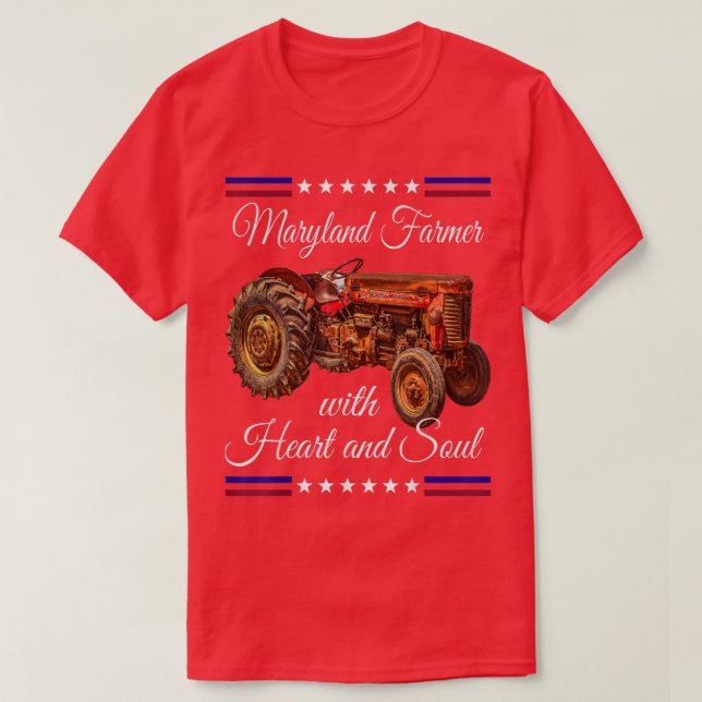 Camiseta Maryland Farmer Retro  (Diseño del anverso)