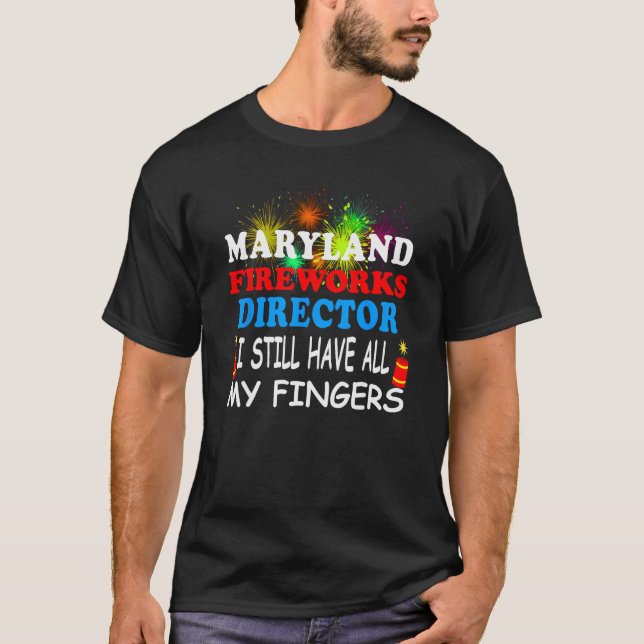 Camiseta Maryland Fireworks Director (Anverso)