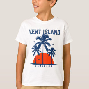 Camiseta Maryland Kent Island Océano Surfing Surfboarding 