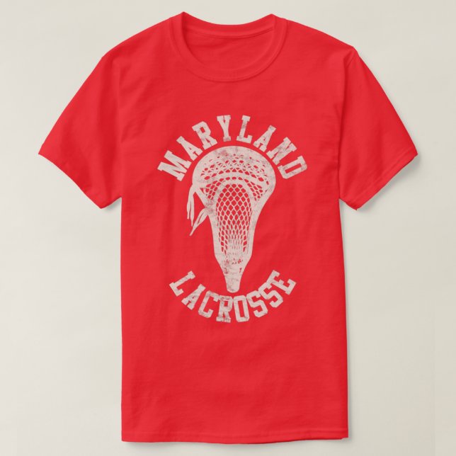 Camiseta Maryland Lacrosse Vintage Stickhead (Diseño del anverso)